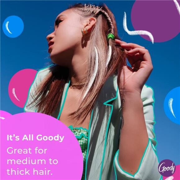 Goody Ouchless No-Metal Elastics Hair Tie (15 Ct, Neutrals/Multi) - 4MM - Picture 5 of 7